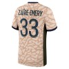 Original Fußballtrikot Paris Saint-Germain Zaire-Emery 33 4.trikot Jordan 2023-24 Für Herren